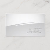 Administrator Finance Managementジグザグ 名刺 (裏面)