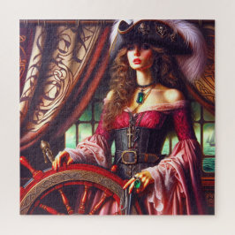 Admiral Anne Pirate Empress of the Tides Nautical ジグソーパズル