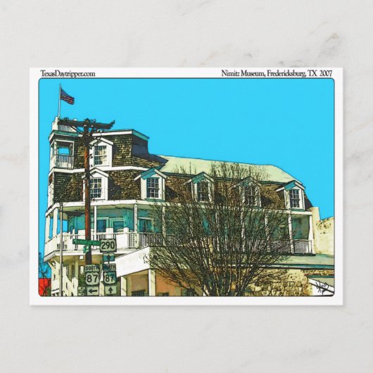Admiral Nimitz Museum, Fredericksburg, TX ポストカード (正面)