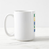 Admit It Life Is Boring Without Brazil T-Shirt コーヒーマグカップ (左)