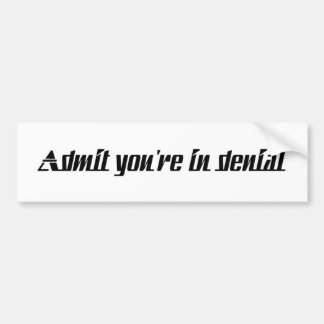 admityouareindenial バンパーステッカー