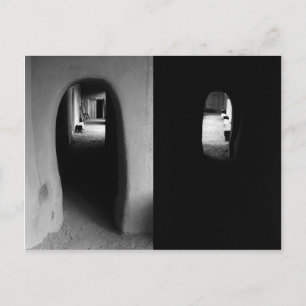 Adobe Corridor:白黒フォトポストカード ポストカード