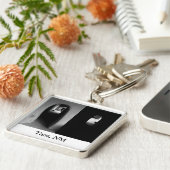 Adobe Corridor in Taos, NM keychain キーホルダー (側面)