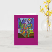 Adobe Desiertoのメッセージカード カード (黄色い花)