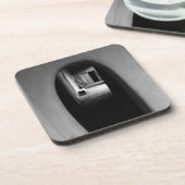 Adobe Doutorアーキテクチャの白黒の写真 コースター (左側)