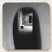 Adobe Doutorアーキテクチャの白黒の写真 コースター (正面)