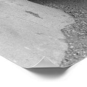 Adobe Doutorアーキテクチャの白黒の写真 ポスター (角)