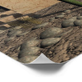 Adobe DwellingsとBurro ポスター (角)