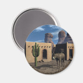 Adobe DwellingsとBurro マグネット (正面/裏面)