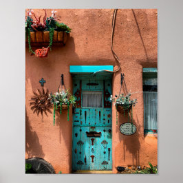Adobe House Taosニューメキシコ写真 ポスター