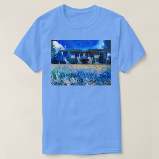 adobe photoshop抽象芸術フォトフォト美しい自然ae tシャツ (デザイン正面)