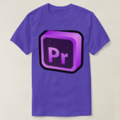 Adobe Premiere Pro 1 Tシャツ (デザイン正面)