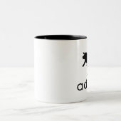 Adoboの鶏のポーク ツートーンマグカップ (中央)