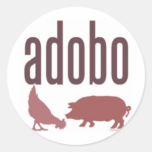 Adobo: 鶏及びポーク ラウンドシール