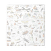 Adolphe MillotのInsectesメモ帳 ノートパッド (正面)