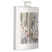 Adolphe Millot Dark Academia Vintage Bird Feather フラスク (右)