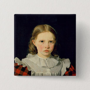 Adolphine Kobke 1832年6月19日のポートレート 缶バッジ