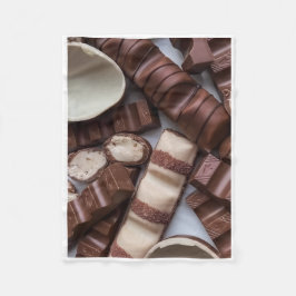 ADOMグルメミルクチョコレートスローブランケット フリースブランケット