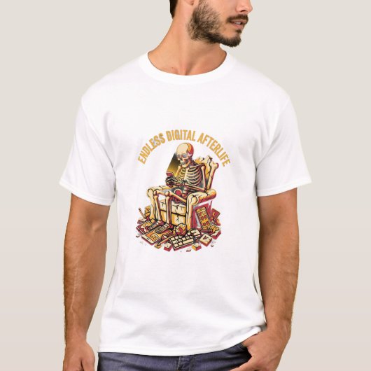 ADOM エンドレス・デジタル・アフターライフ Tシャツ (正面)