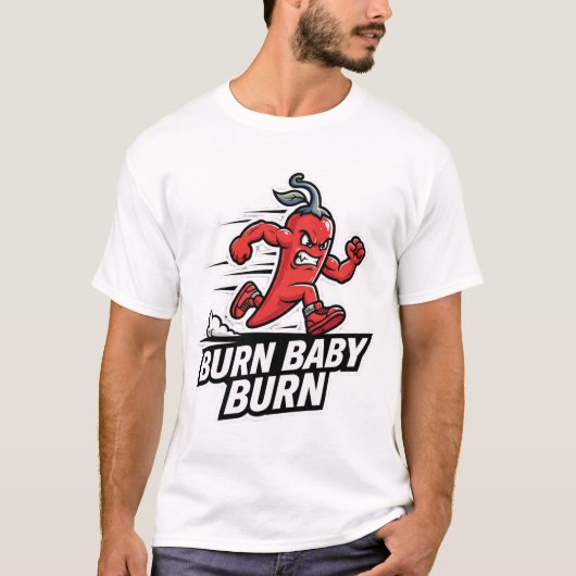 ADOM バーン・ベイビー・バーン・チリ Tシャツ (正面)