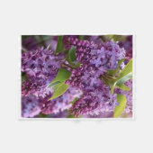 ADOM パープルライラックの花 ブランケット (正面(横))