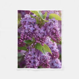 ADOM パープルライラックの花 ブランケット