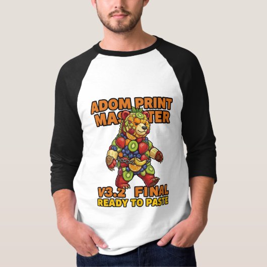 Adom プリントマスター V3.2 ファイナル Tシャツ (正面)