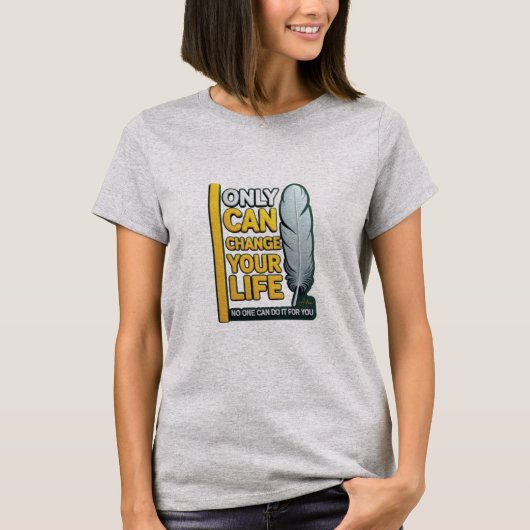 ADOM "人生の転機" レディース グラフィックTシャツ Tシャツ (正面)