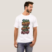 ADOM "勇気" メンズ グラフィック Tシャツ (正面フル)