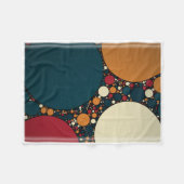 ADOM 抽象幾何学円柄 ブランケット (正面(横))