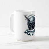 ADOM "混沌を受け入れる" レディースTシャツ コーヒーマグカップ (正面左)
