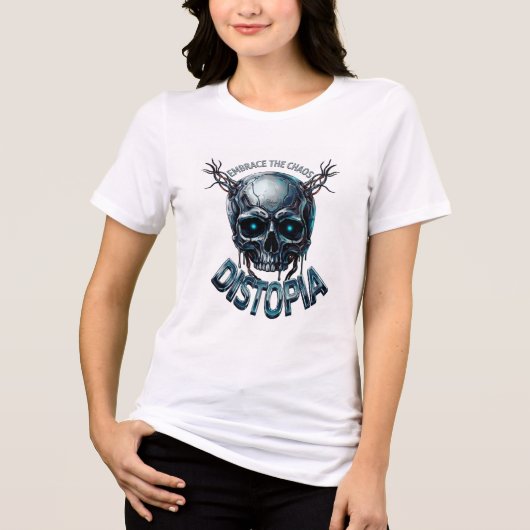 ADOM "混沌を受け入れる" レディースTシャツ トライブレンドＴシャツ (正面)