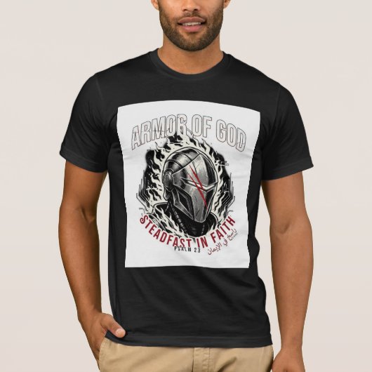 ADOM "神の鎧" メンズグラフィックTシャツ Tシャツ (正面)