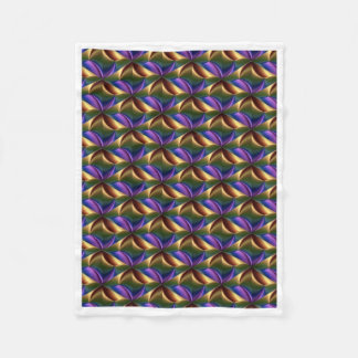 ADOM Abstract Metallic Pattern Blanket フリースブランケット