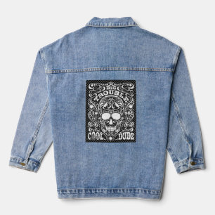 ADOM "Big Trouble" レディース ロングスリーブTシャツ デニムジャケット
