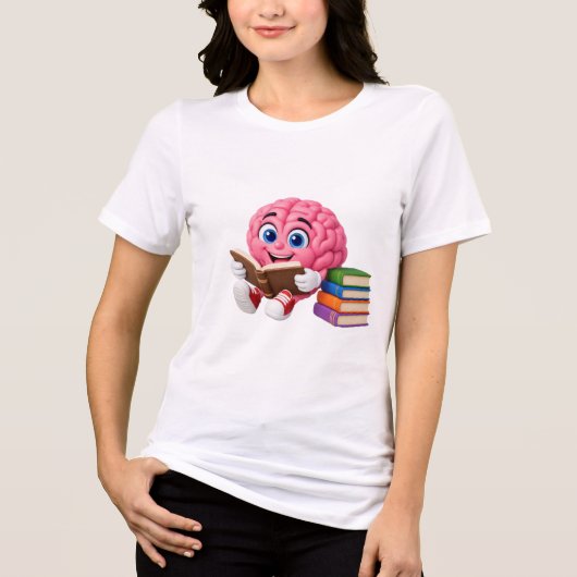ADOM "Brighter Mind" レディース グラフィックTシャツ トライブレンドＴシャツ (正面)