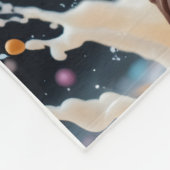 ADOM Floating Donuts Milk Splash Blanket フリースブランケット (角)