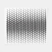 ADOM Geometric Triangles Pattern Blanket フリースブランケット (正面(横))