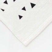 ADOM Geometric Triangles Pattern Blanket フリースブランケット (角)