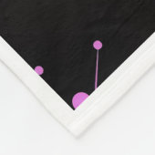 ADOM Glowing Fireworks Abstract Blanket フリースブランケット (角)