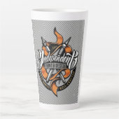 ADOM "Independent" レディース Tシャツ カフェラテマグ (正面)