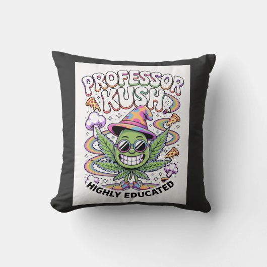ADOM "Professor Kush" レディース グラフィックTシャツ クッション (正面)