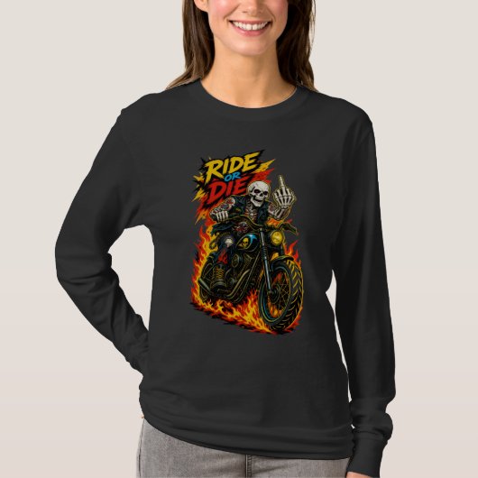 ADOM Ride Die Chopper Soul Tシャツ (正面)
