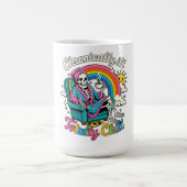 ADOM "Totally Chill" レディース ロングスリーブTシャツ コーヒーマグカップ (中央)