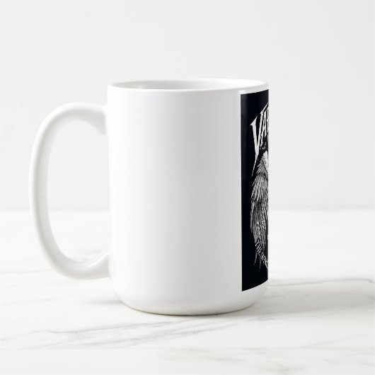 ADOM "Vaelgrim" レディース グラフィックTシャツ コーヒーマグカップ (左)