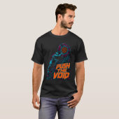 ADOM Voidを押し出す サイバーアート Tシャツ (正面フル)