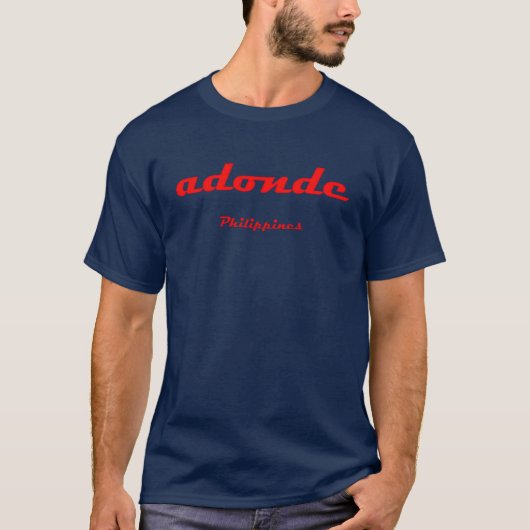 adonde – フィリピンTシャツ Tシャツ (正面)