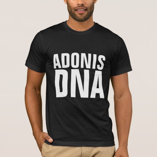 ADONIS DNA MNS Tおもしろいシャツ Tシャツ (正面)