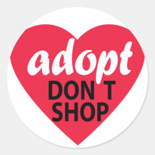 adopt買物をしません ラウンドシール