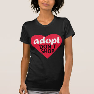 adopt買物をしません tシャツ